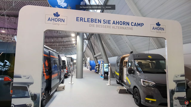 Premiere des Ahorn Camp Van City by Irmscher auf Renault. | CMT 2023 in Stuttgart 